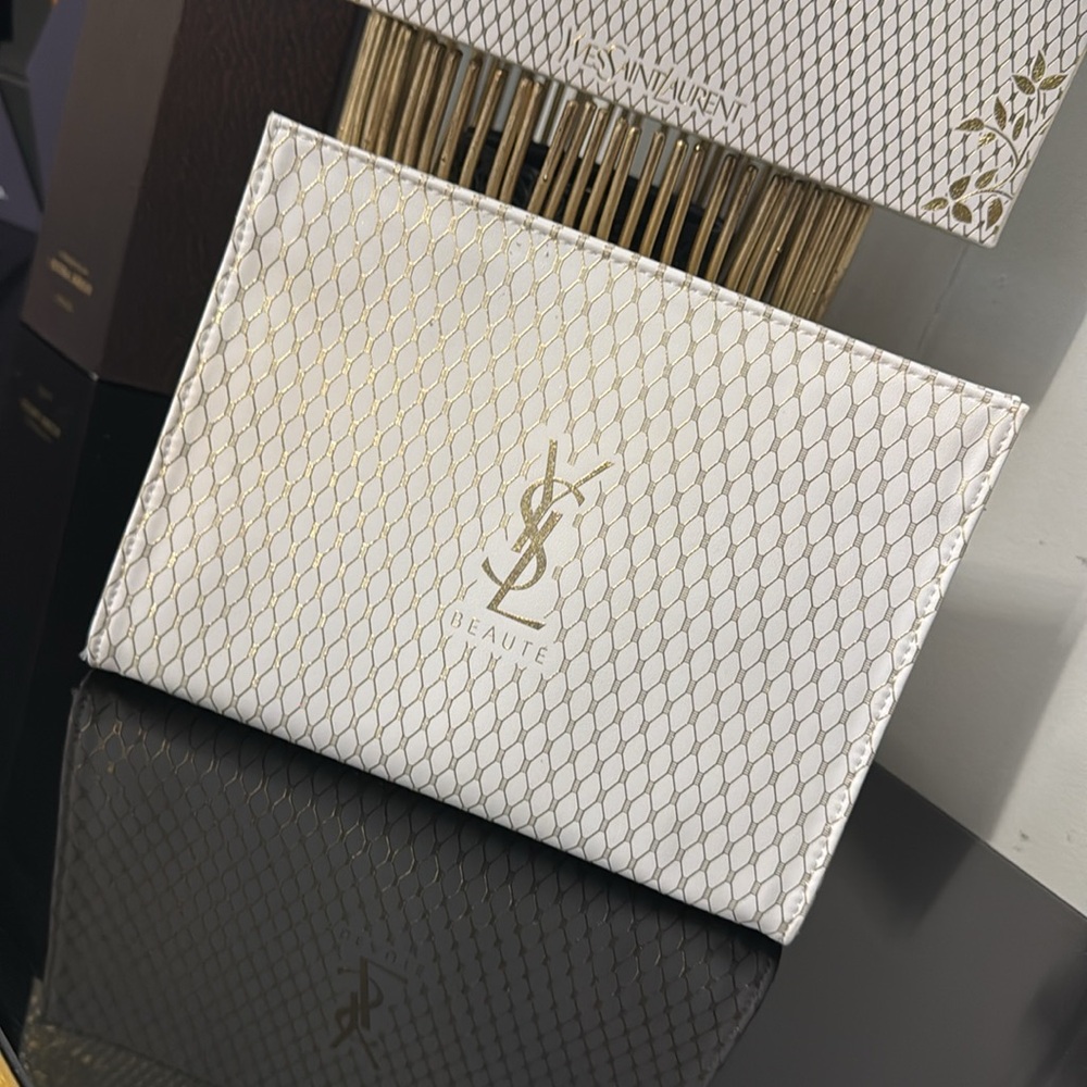 Yves Saint Laurent Limited Edition Holiday 2024 Cosmetics Pouch